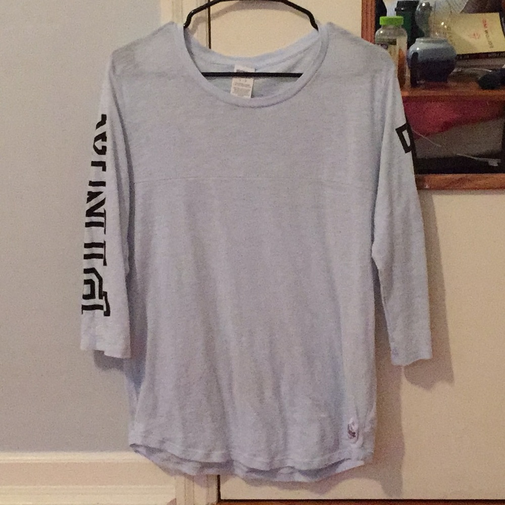 Pink baseball t-shirt